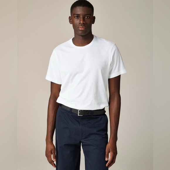 J Crew men’s Slim Broken-in T-shirt jersey white Size M NWT - Picture 1 of 7